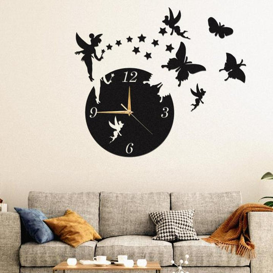 3d wall clock Wooden Wall Clock