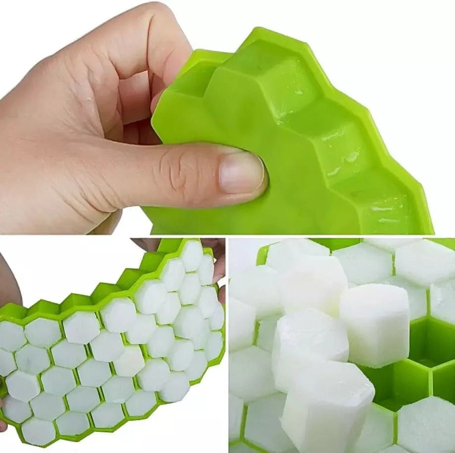 Silicon Ice Cube Tray With Lid