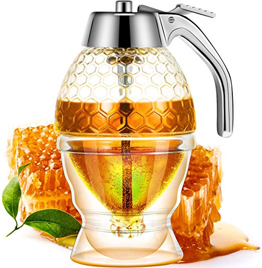 Honey Dispenser Juice Syrup Pot