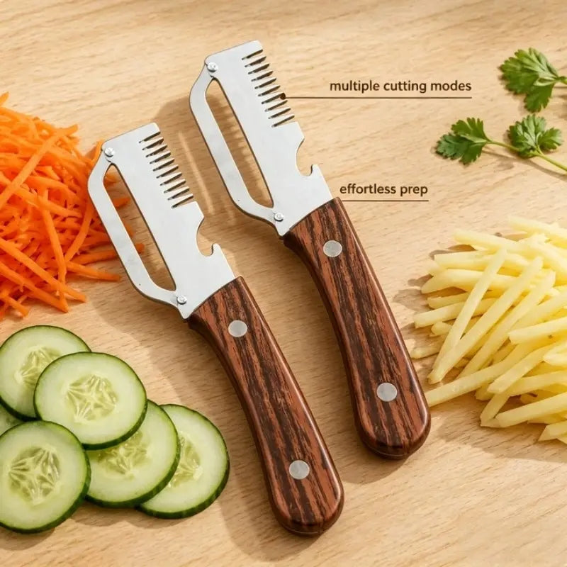 3 In 1 Peeler Knife Stainless Steel