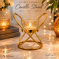 Elegant Black Candle Holder – Decorative Metal Candle Stand for Home & Table Décor