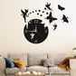 3d wall clock Wooden Wall Clock