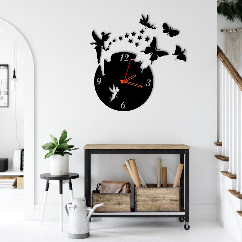 3d wall clock Wooden Wall Clock