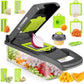 Multi-function Vegetable Cutter & Slicer with Storage Container