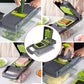 Multi-function Vegetable Cutter & Slicer with Storage Container