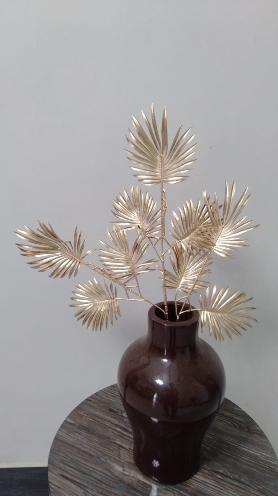 Golden Flower Stick Decorative Accent – 69cm Luxury Artificial Floral Stem for Home & Event Décor