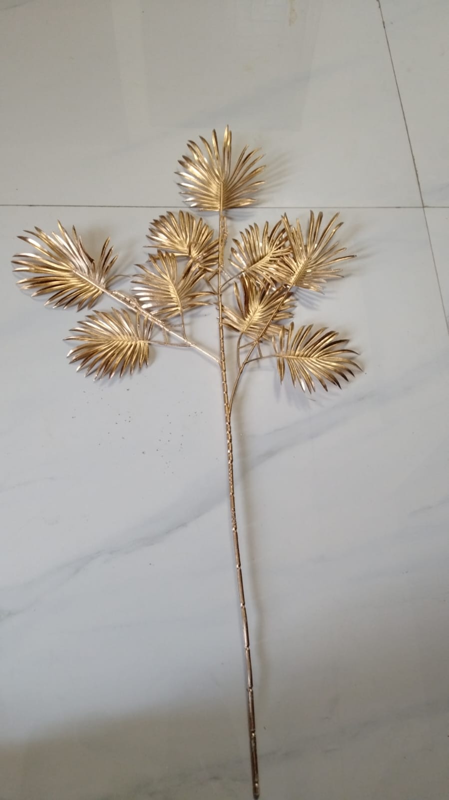 Golden Flower Stick Decorative Accent – 69cm Luxury Artificial Floral Stem for Home & Event Décor