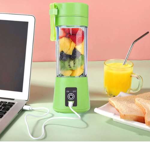 Portable Mini 6 blade Juicer blender | Outdoor Juicing Cup (380ml) - Rechargeable