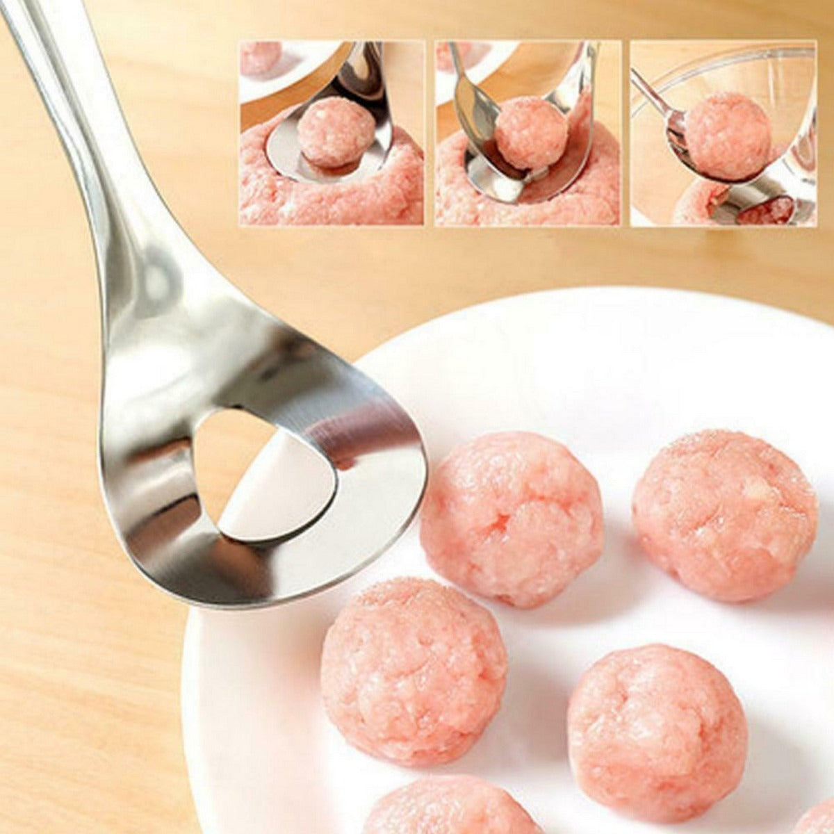 Meatball Spoon | Stainless Steel Scoop Ball Maker