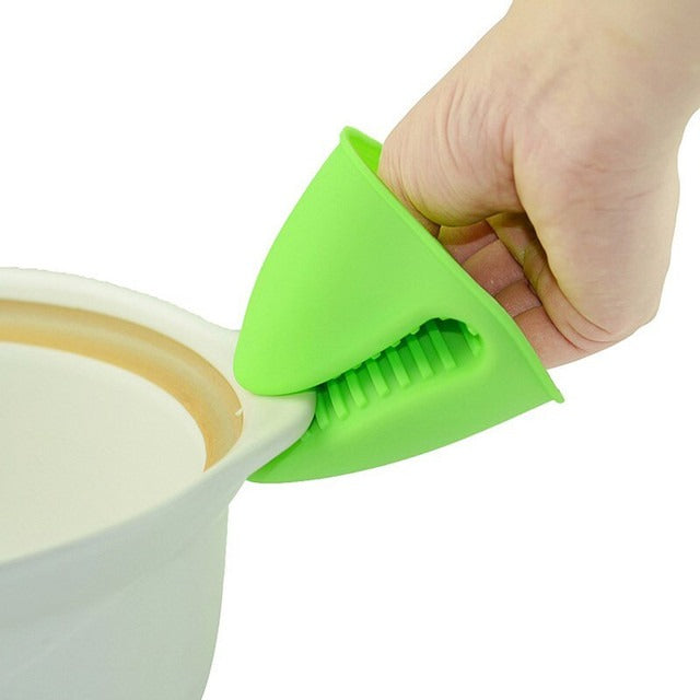1 Pair Silicone Heat Resistant Glove Clip
