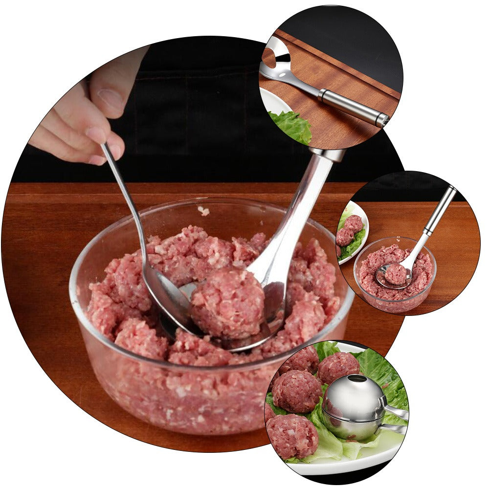 Meatball Spoon | Stainless Steel Scoop Ball Maker