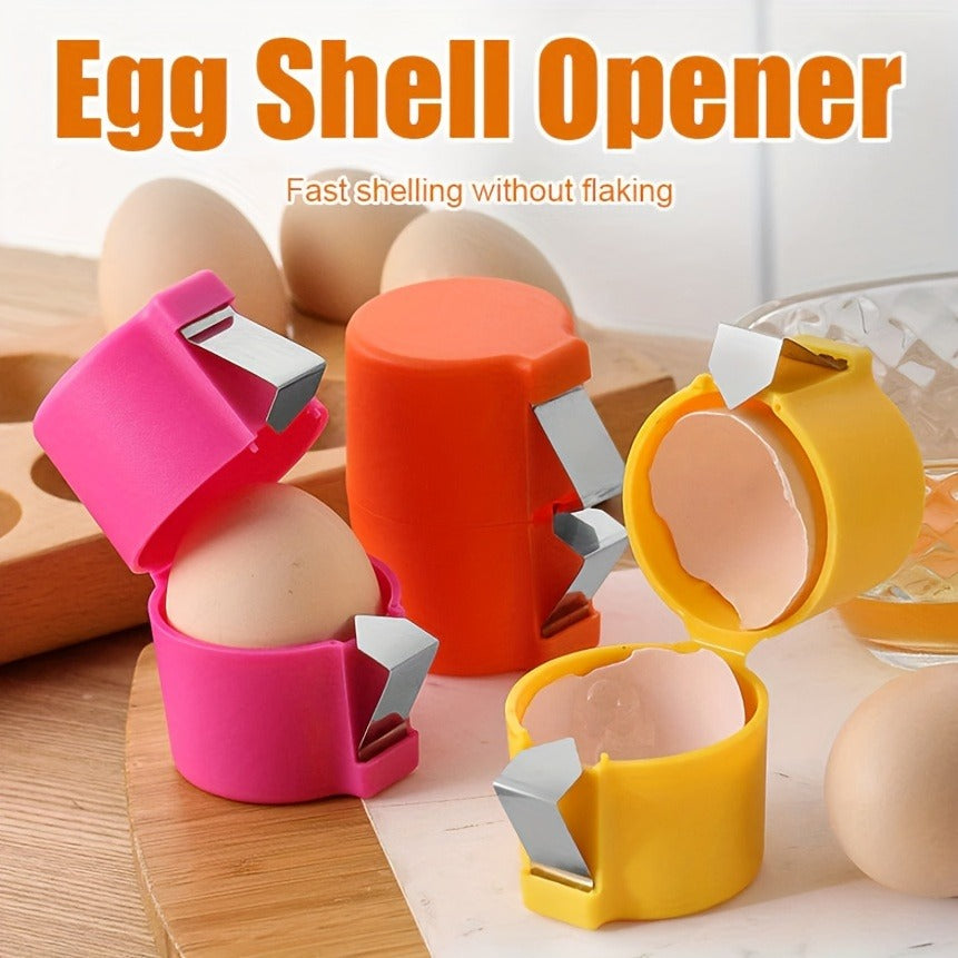 Egg Shell Opener Cutter – Portable Stainless Steel Egg Topper Tool for Boiled Eggs