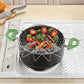 Stainless Steel Foldable Frying Basket - Collapsible Kitchen Chef Basket