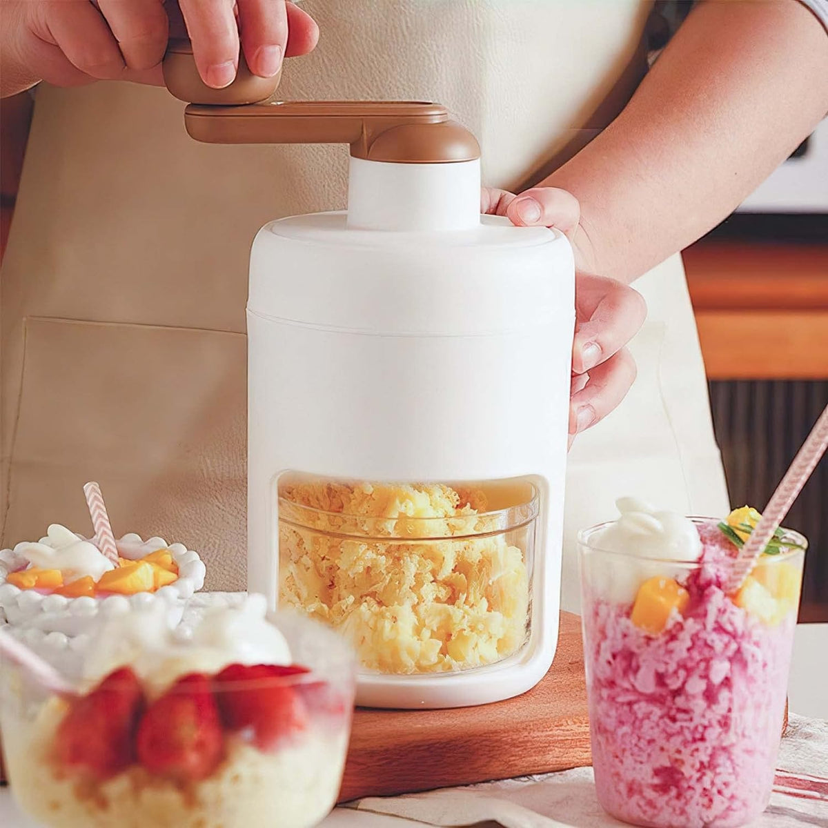 Manual Ice Shaver Crusher