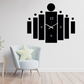 3d Tile Wall Clock  | Wooden Tile Wall Clock Frame wall Art  | Wall decoration