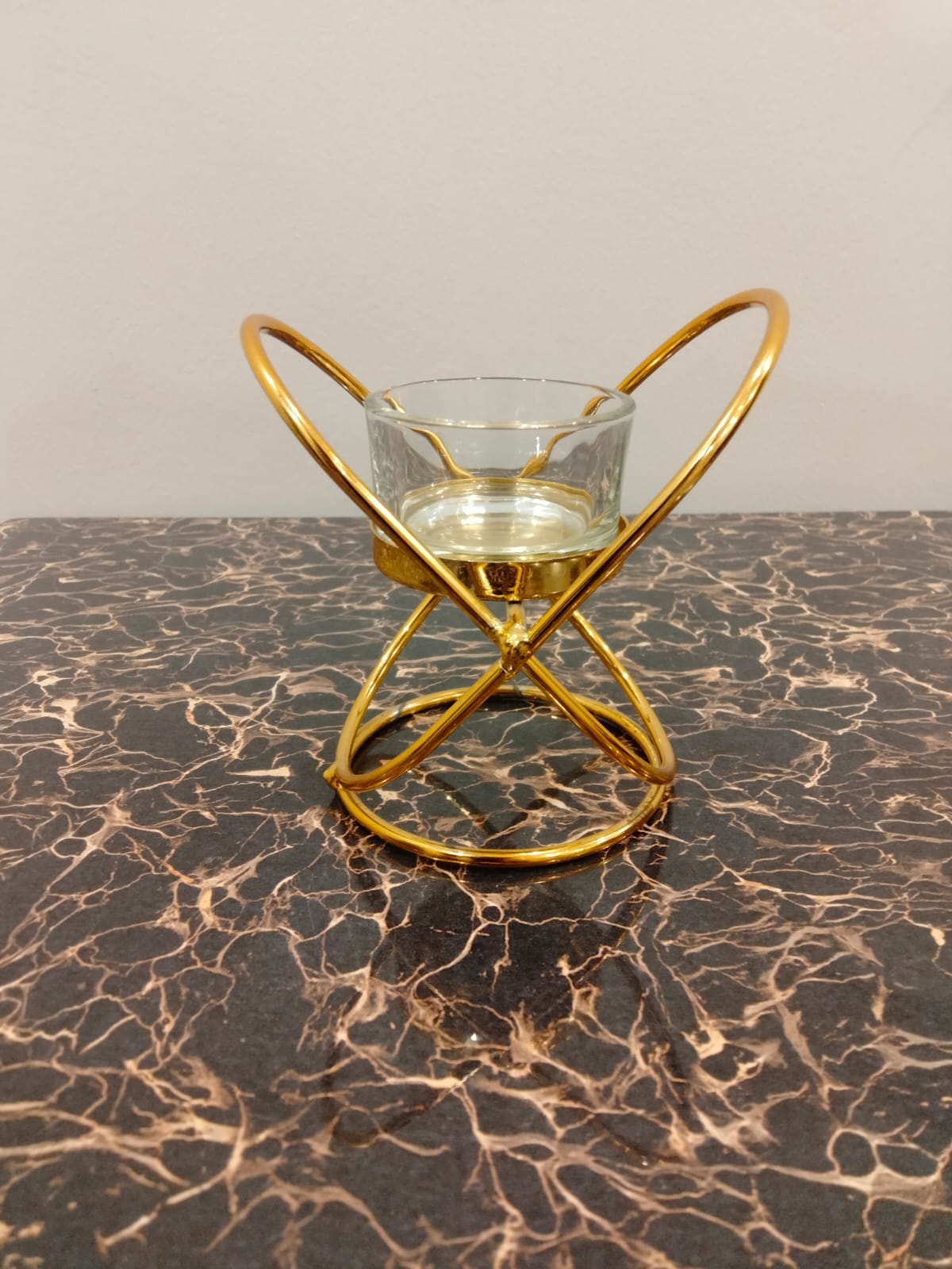 Elegant Black Candle Holder – Decorative Metal Candle Stand for Home & Table Décor