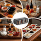 Wall Mounted Box Condiment Containers Space Saving Storage Durable Transparent Kitchen Organizer