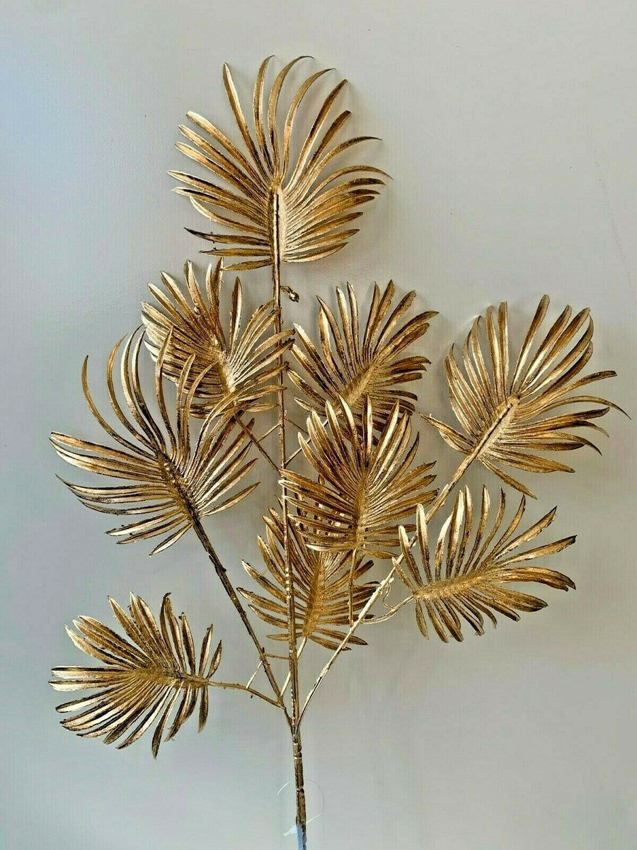 Golden Flower Stick Decorative Accent – 69cm Luxury Artificial Floral Stem for Home & Event Décor