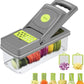 Multi-function Vegetable Cutter & Slicer with Storage Container