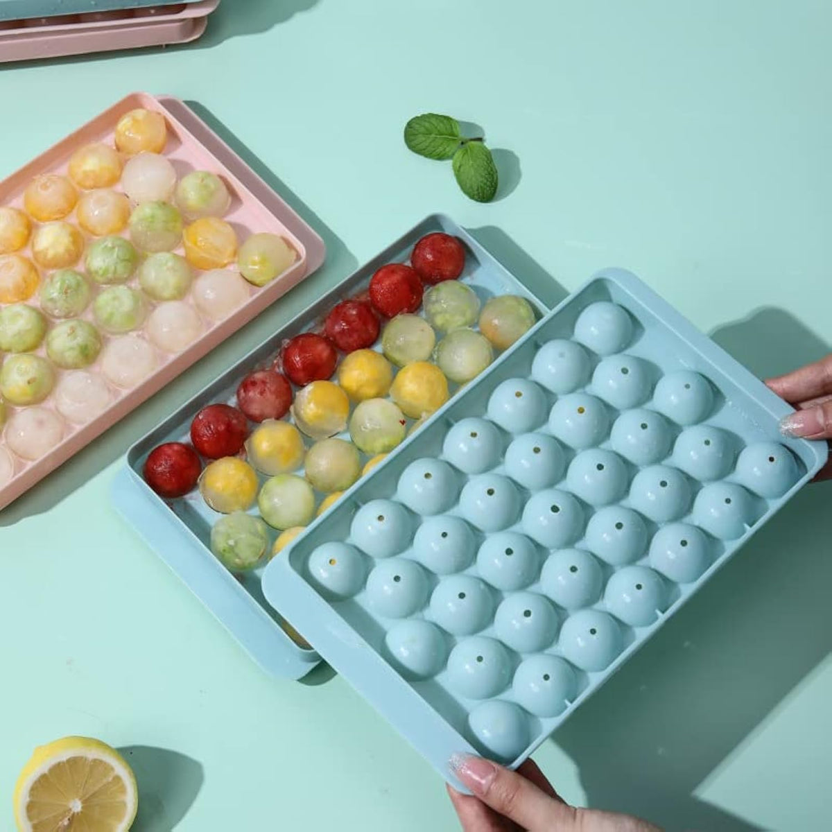 1 PCs Round Ice Cube Tray