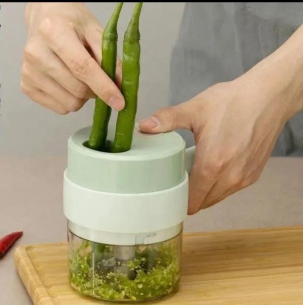 4 in 1 Handheld Electric Vegetable Cutter
